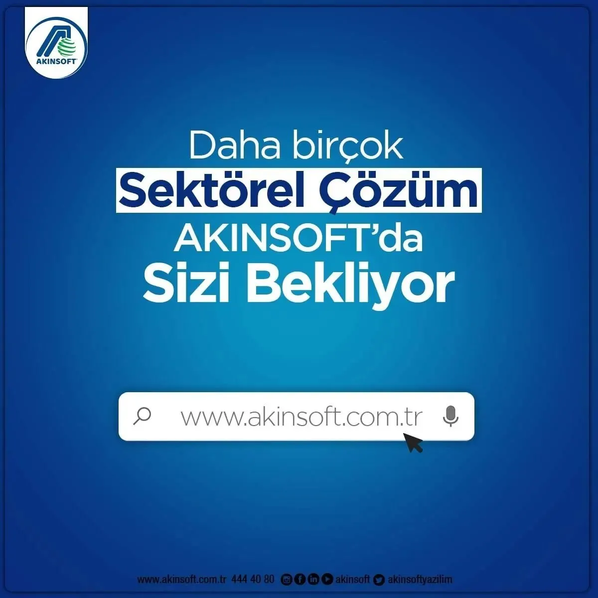 Akınsoft sektörel çözümler
