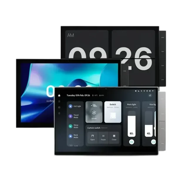 Akıllı interkom monitörü ve ev kontrol paneli