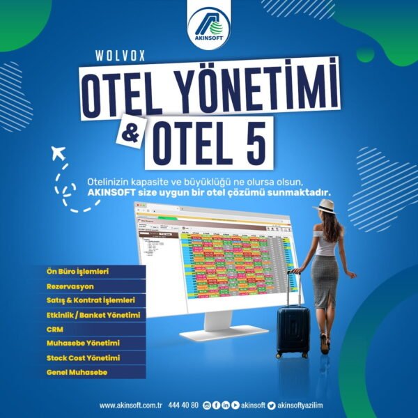 AKINSOFT Otel çözümleri - Wolvox Otel - Akınsoft Otel