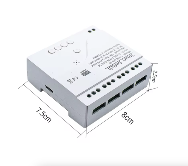 Tuya Zigbee Akıllı Anahtar Modül 4'lü Röle - Görsel 2