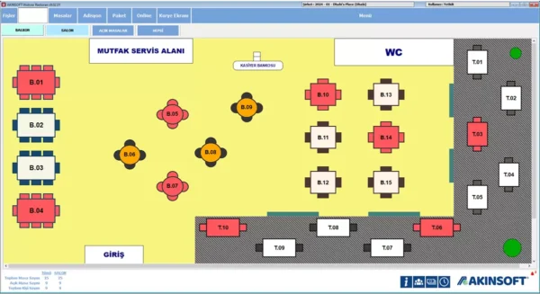 Akınsoft Wolvox Restoran - Restoran Yazılımı - Görsel 3